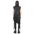 JULIUS 917KNM4 Bk Noise / Digital Noise Shirring Top